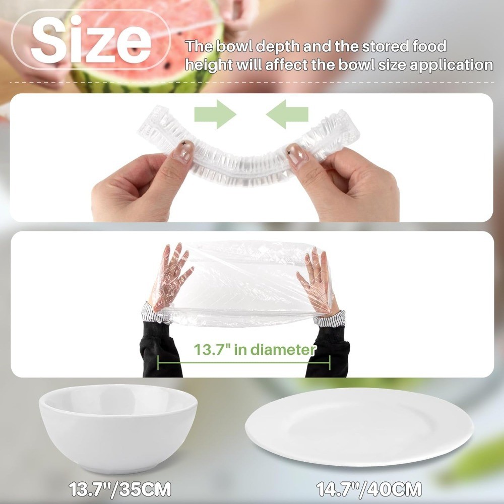 Extra Large Elastic Reusable Bowl Covers Bread Proofing Covers for Food Fresh