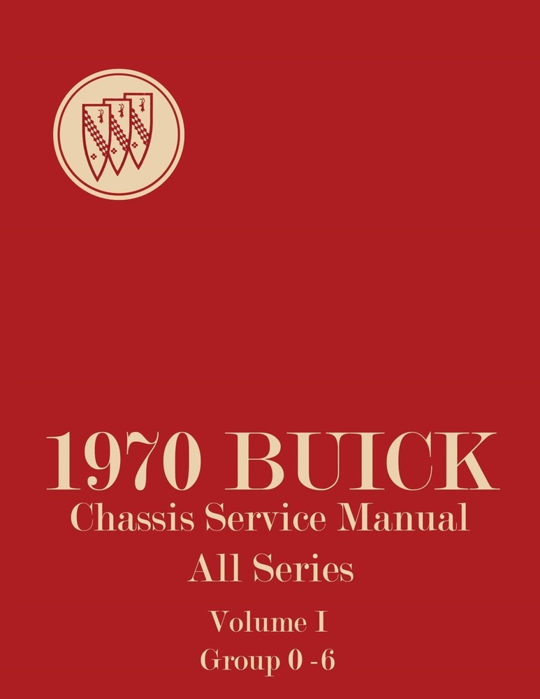 1970 Buick Chassis Service Manual (2-Volume Set)
