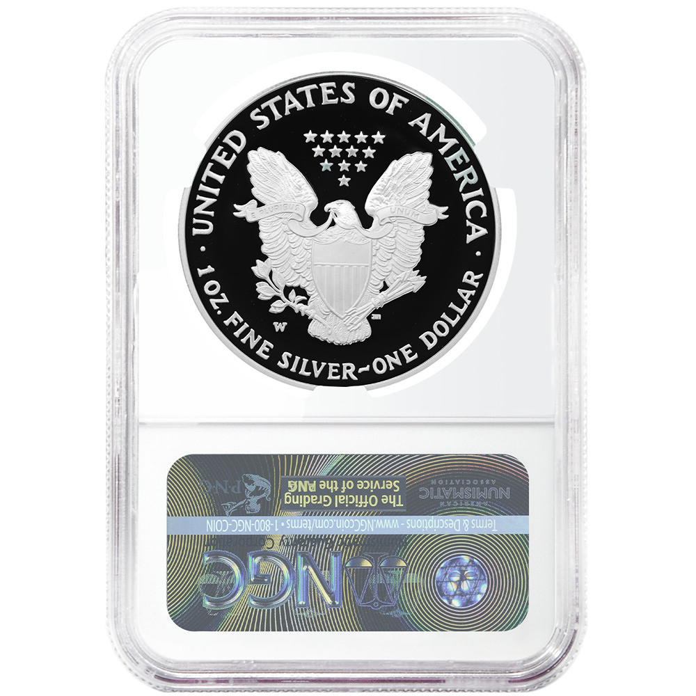 2016-W Proof $1 American Silver Eagle NGC PF70UC Brown Label