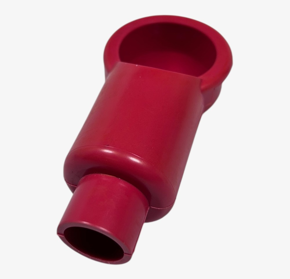 VTE Red Rubber Battery Terminal Cover - 5 Pack