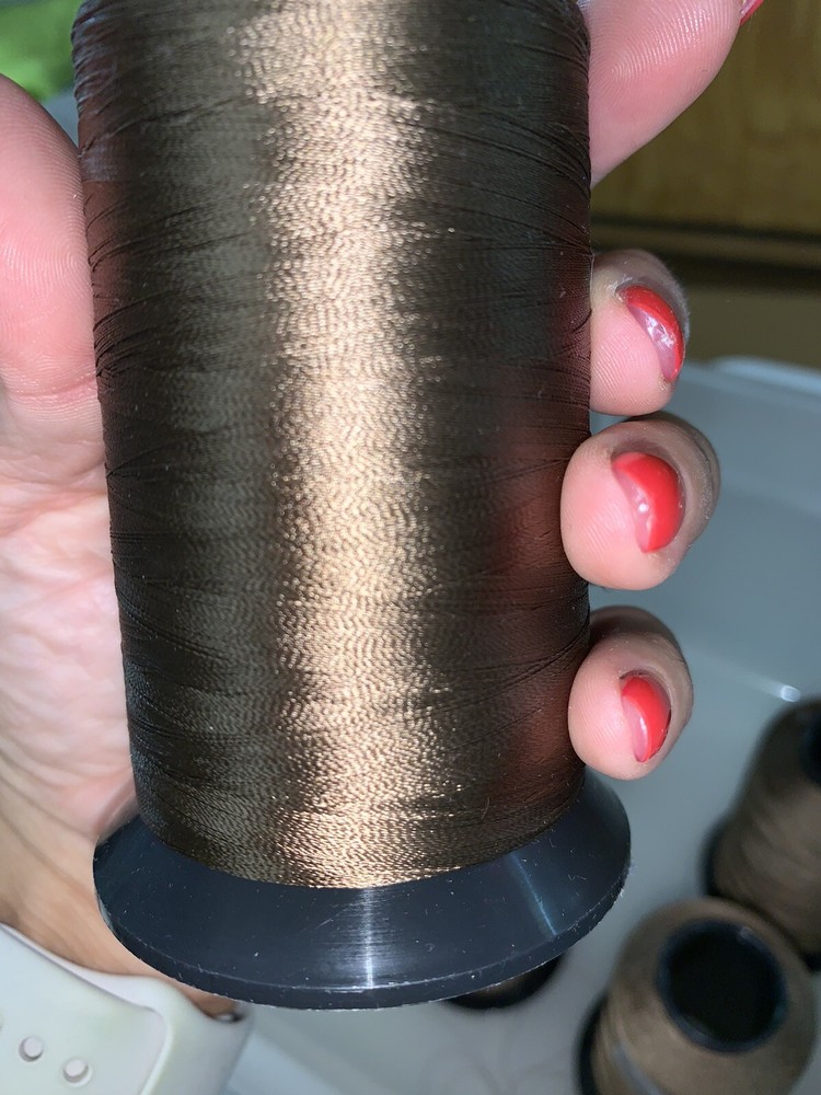 spools of embroidery threads