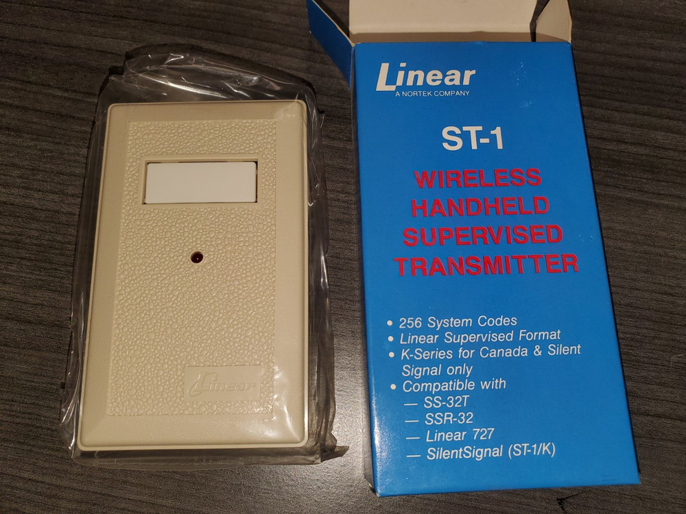 LINEAR ST-1 WIRELESS HANDHELD SUPERVISED TRANSMITTERS  NEW
