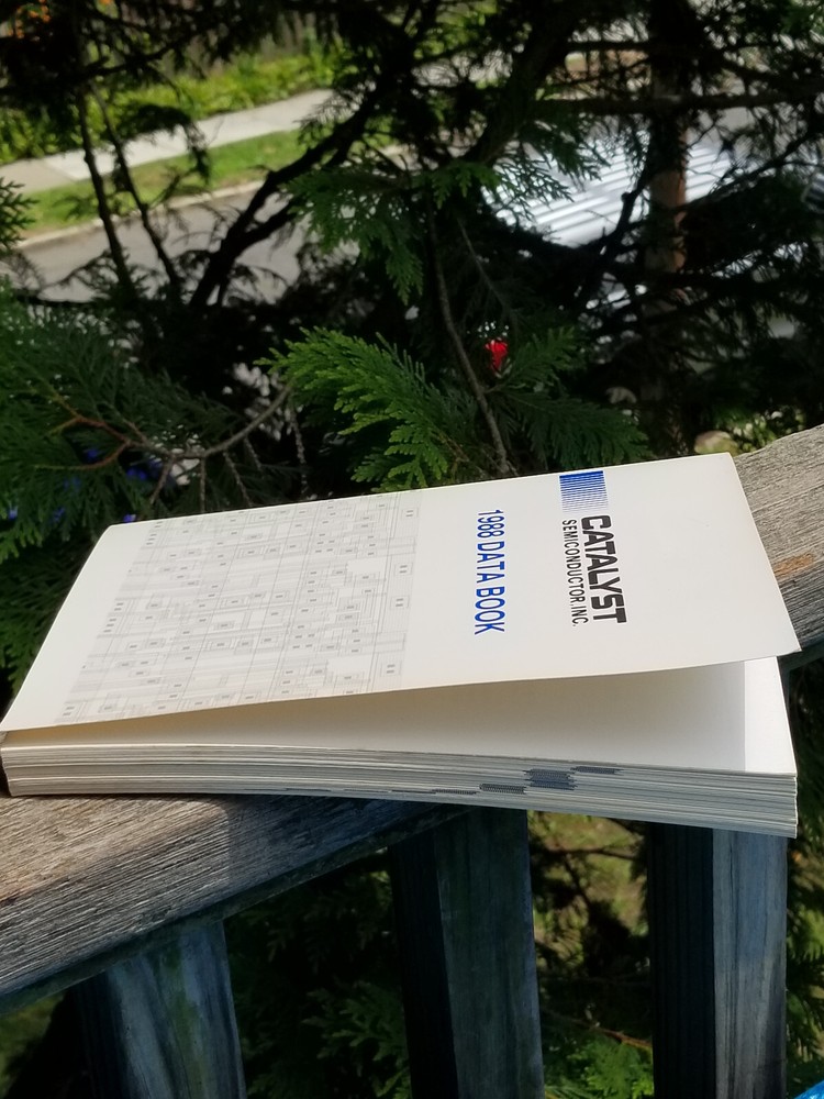 VINTAGE ELECTRONIC BOOK CATALYST SEMICONDUCTOR DATA CATALOG 1988
