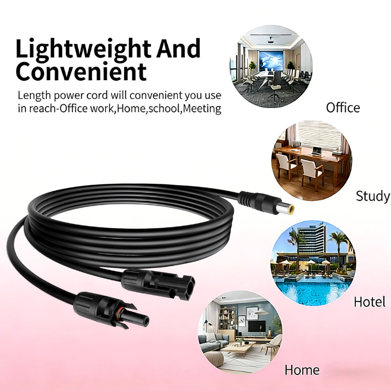 Extension Cable for GRECELL 288Wh Solar Generator 300W