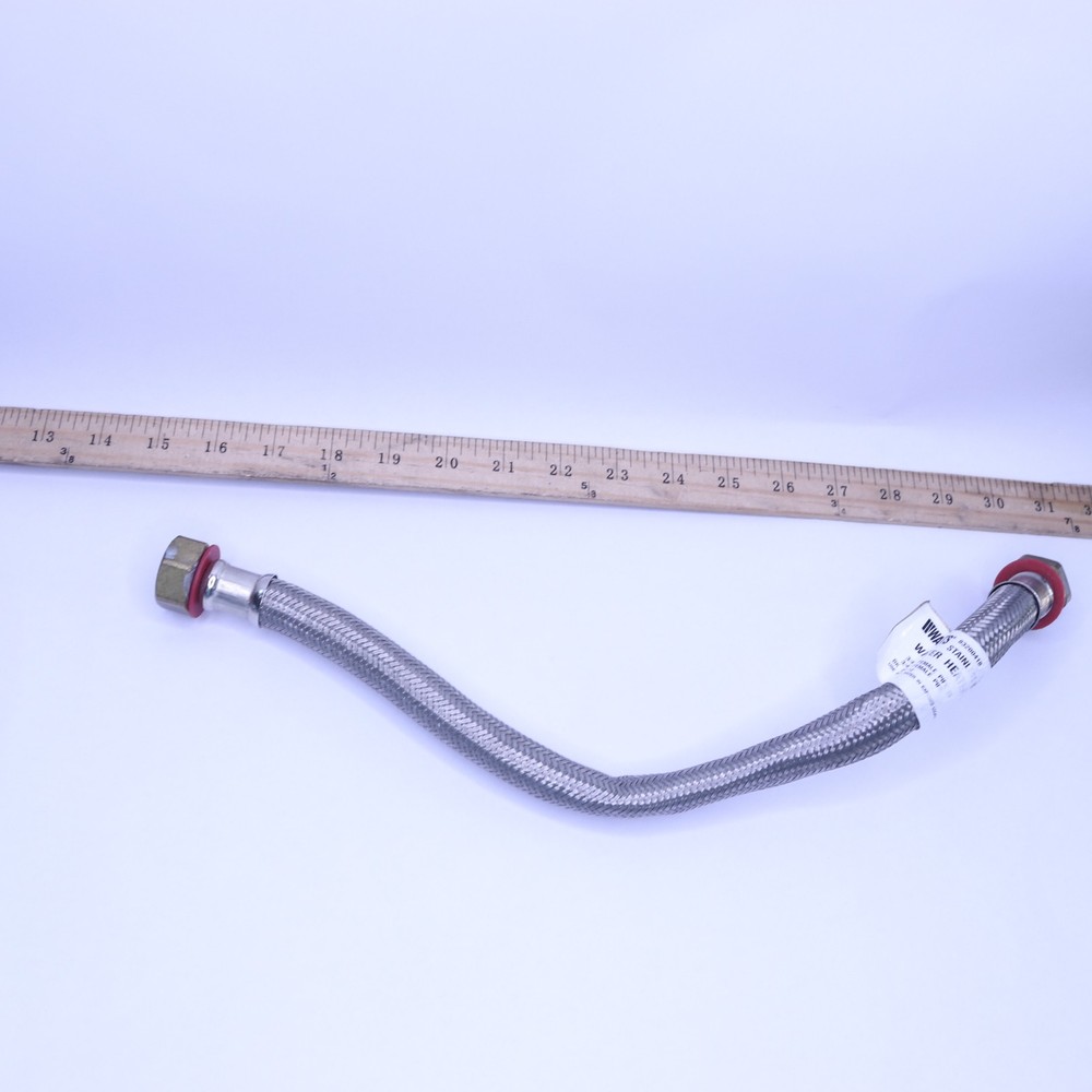 Watts Water Heater Connector Braided Stainless Steel 1" x 1" x 18" 83200418