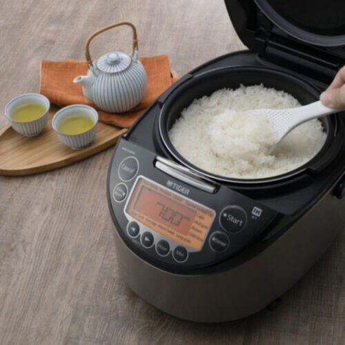 Tiger JKT-D Multi-Functional IH Rice Cooker Silver Black