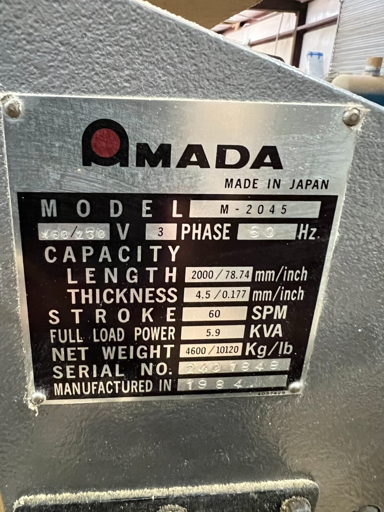 amada shear