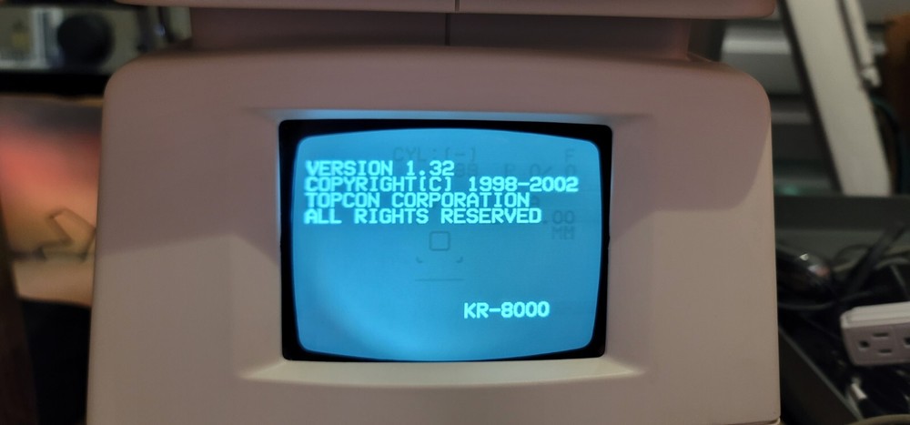 Topcon KR-8000 Auto Kerato-Refractometer