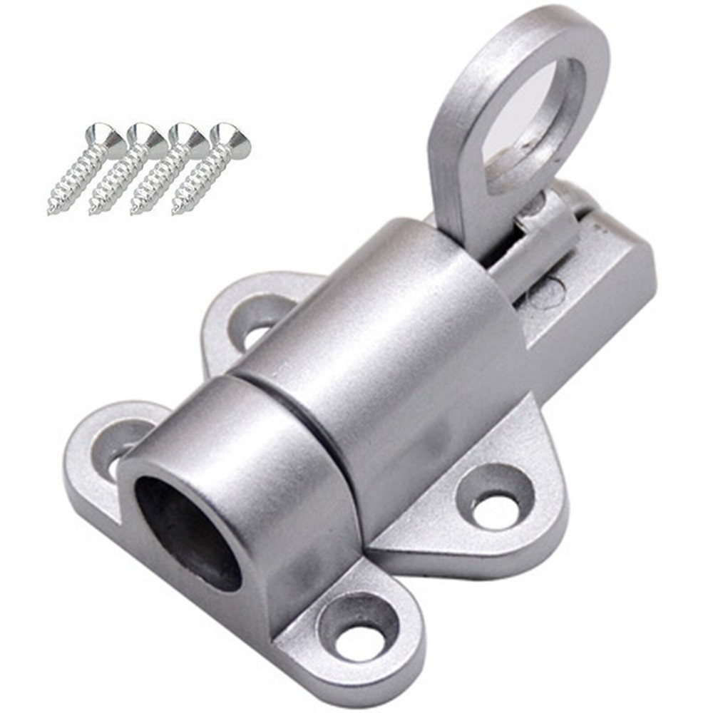 Alloy Self Closing Latch Bolt Automatic Spring Loaded Door Gate Security Lock