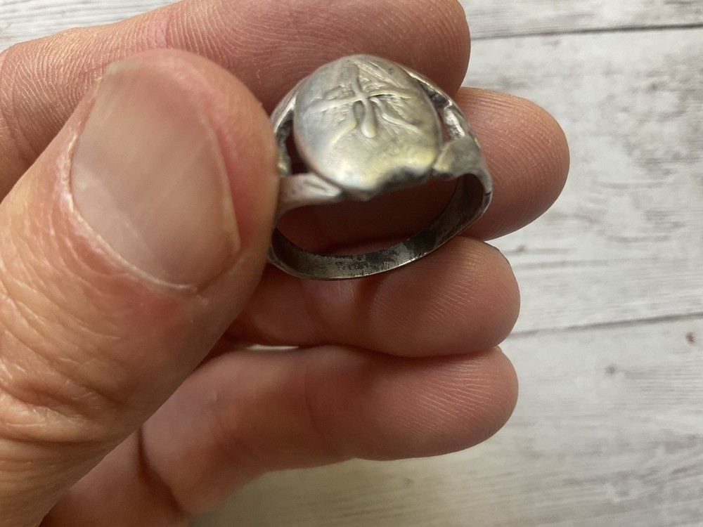 ORIGINAL WWI USAS ENLISTED PILOT AVIATOR STERLING RING 2