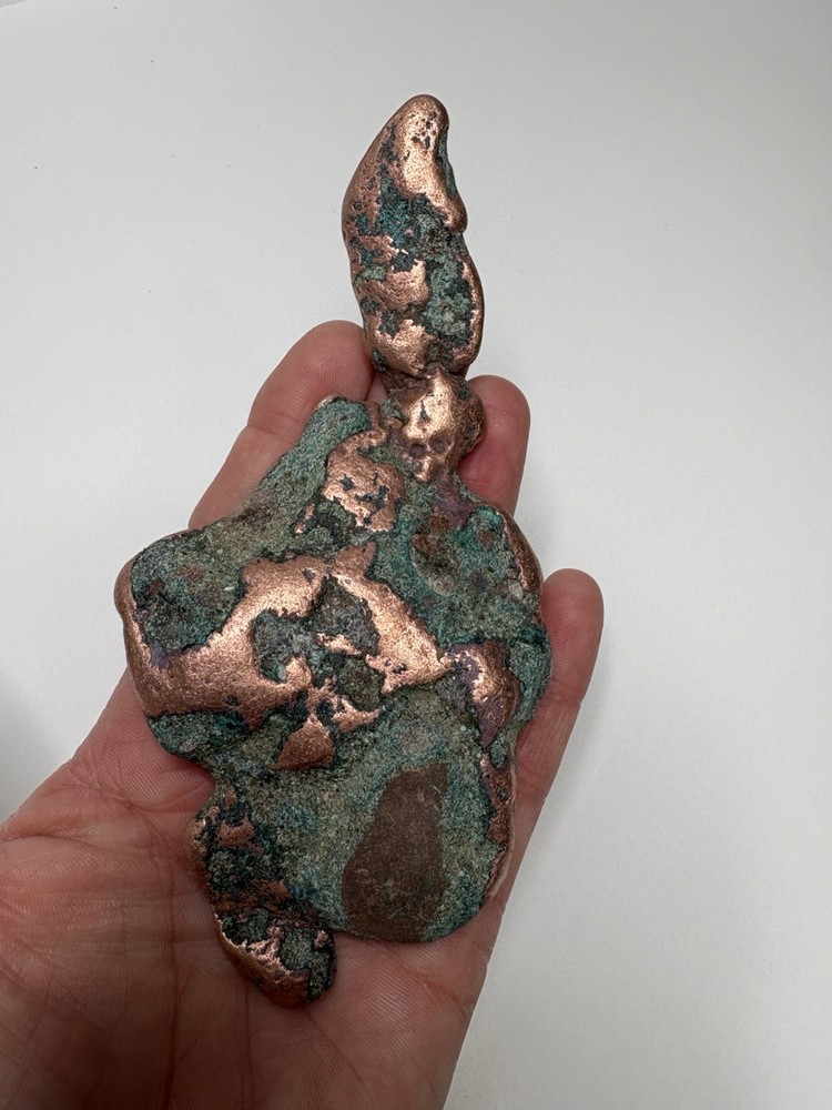 Pure Solid Native Michigan Float Copper Mineral Display Specimen Upper Peninsula