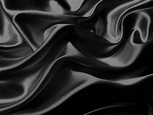 Mk Collection 4pc Soft Silky Satin Solid Color Deep Pocket Sheet Queen Black