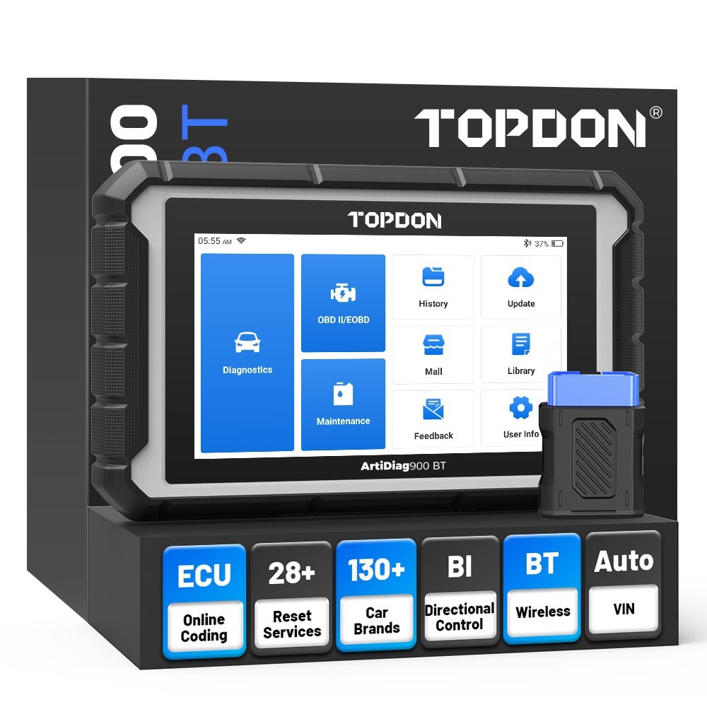 2026 TOPDON AD900 BT Car OBD2 Scanner Diagnostic Tool Coding TPMS Phoenix Plus