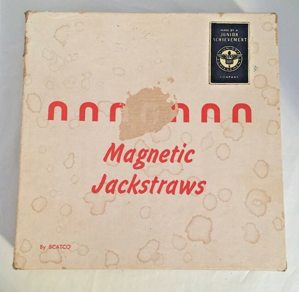 VINTAGE MAGNETIC JACKSTRAWS...SCATCO CO..