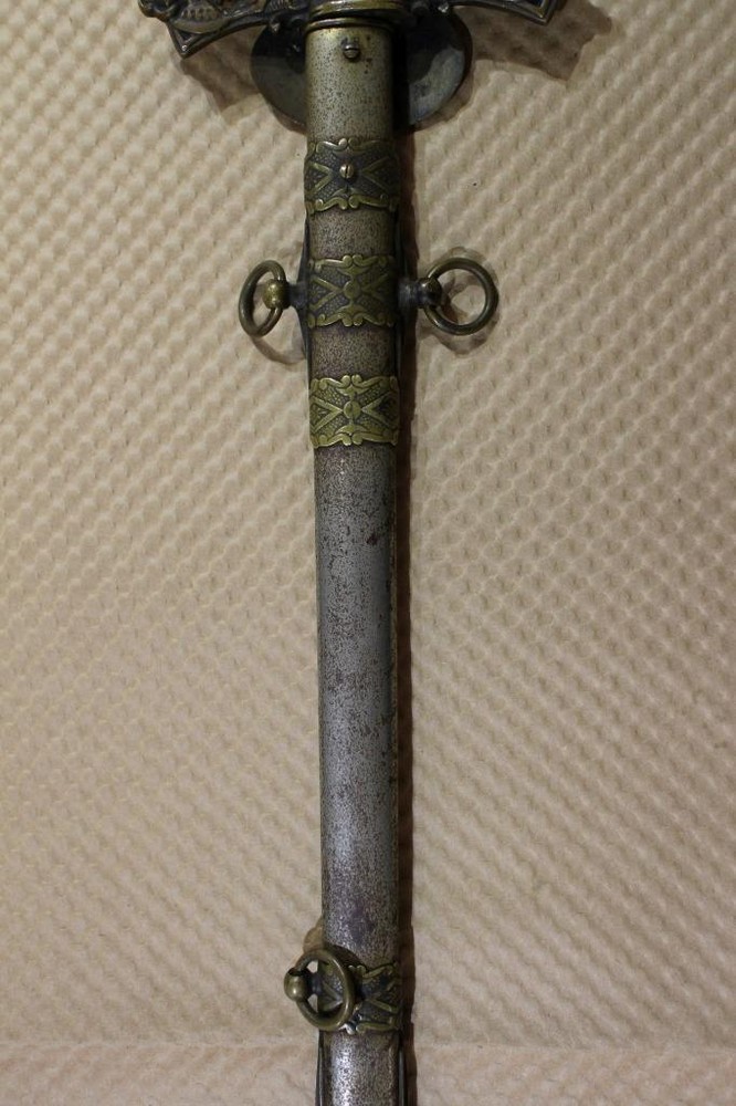 vintage ceremonial sword