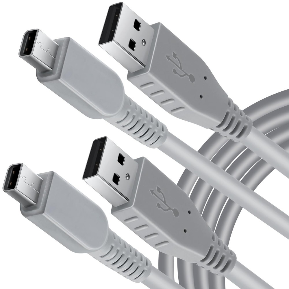 Lightweight USB Charging Cord for 3DS & 2DS - 4.9FT Fast Charge Solution