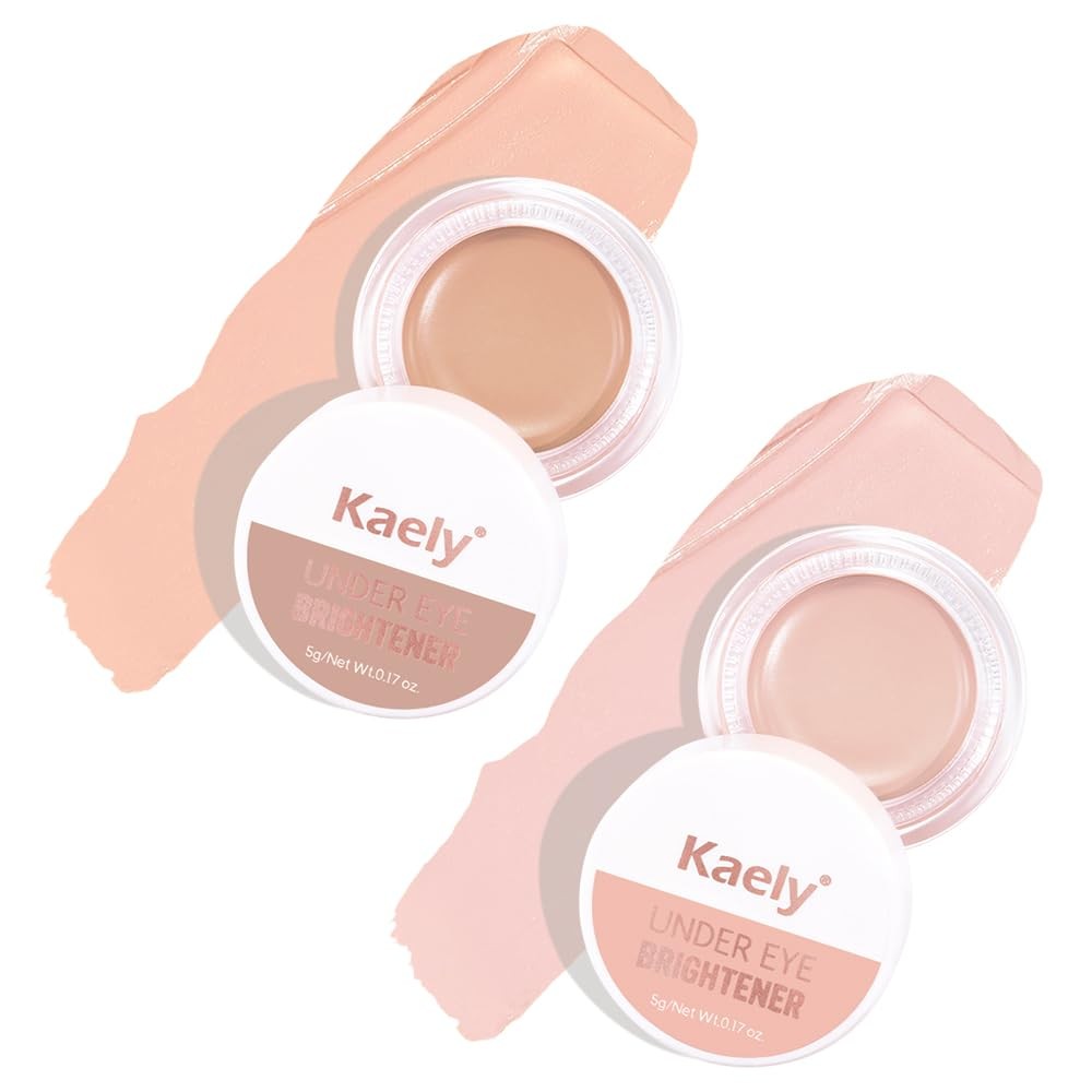 evpct 2Pcs Pink under Eye Corrector Brightener Concealers for Older Women Dar...