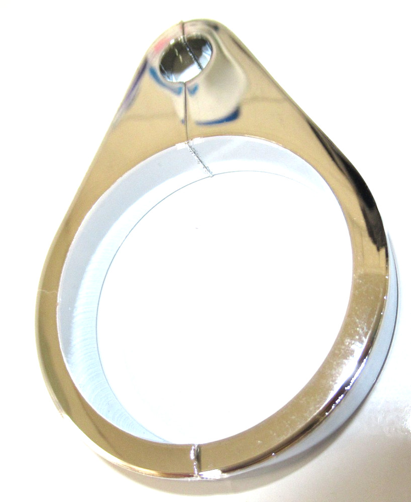 CHROME 2" BILLET CLUTCH CABLE CLAMP, FOR 2" FRAMES
