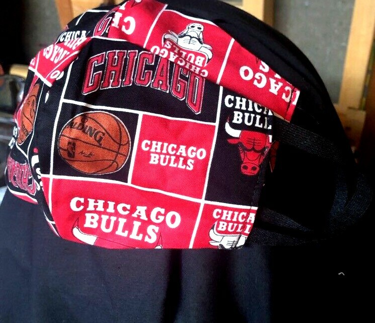 ***Chicago Bulls*** Cotton Face mask (handmade)