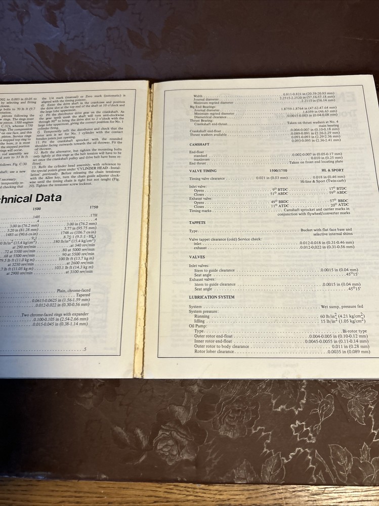 Autodata Workshop Manual - Austin Allegro 1973 On