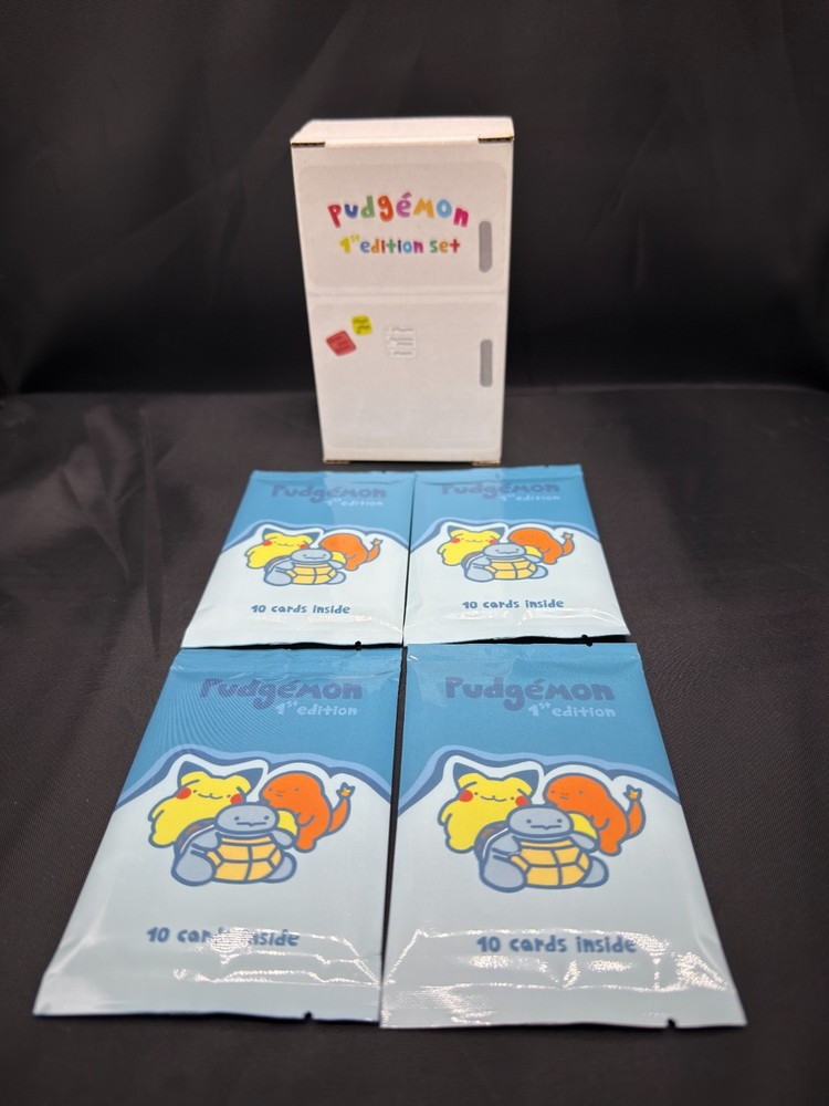 Puff Parody Pudgemon Fridge Bundle- 1st Edition Set