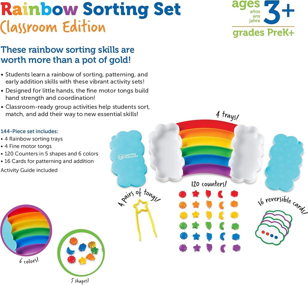 Rainbow Sorting Set - Classroom Edition