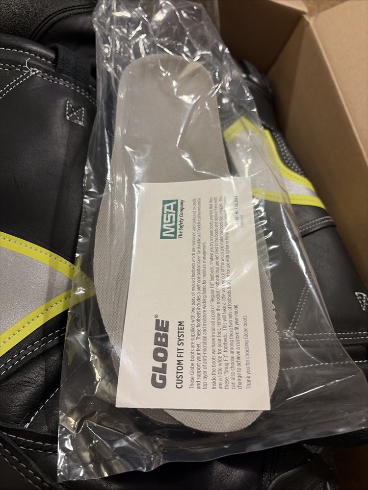 Globe Men's Supreme 14" Structural Fire Boot Pull-on Leather Comfort Work Safety