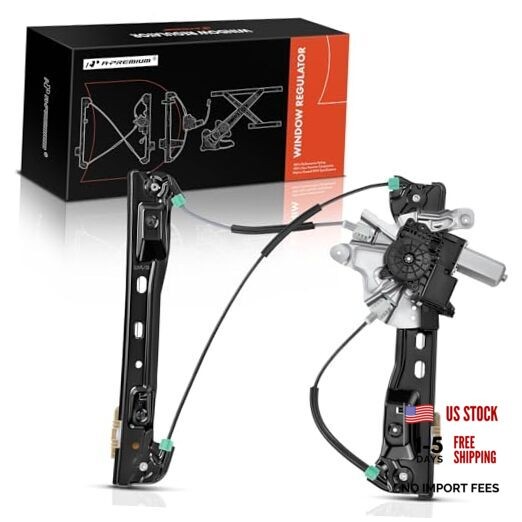 Power Window Regulator with Motor Side Compatible with Buick Front Driver