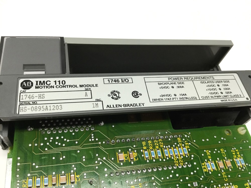 Allen Bradley 1746-HS IMC110 SLC 500 Servo Motion Control Module, Single-Axis