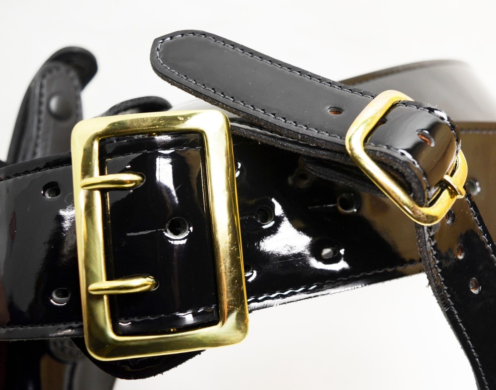Boston Leather AE Nelson Rig - Sam Browne Belt Shoulder Strap and Holster