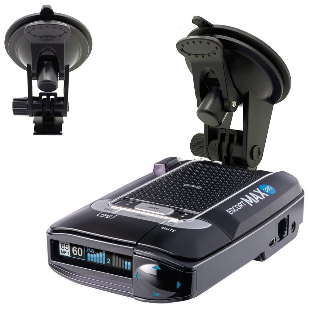 Escort Passport MAX /MAX 2 II Max2 Radar Detector Super Suction Cup Mount Holder