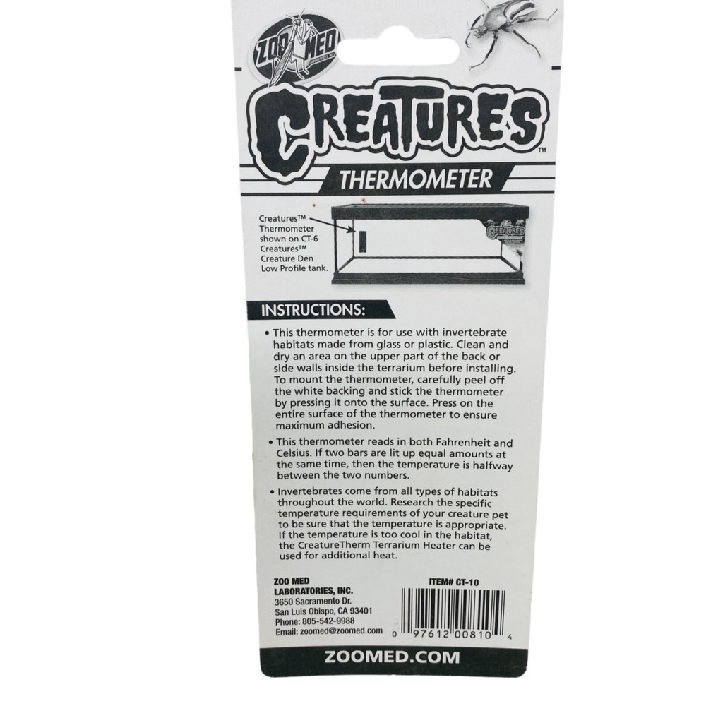 Zoo Med Creatures Thermometer