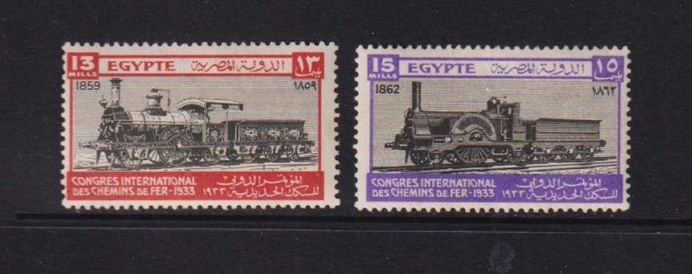 Egypt - #169-170 mint, cat. $ 42.00