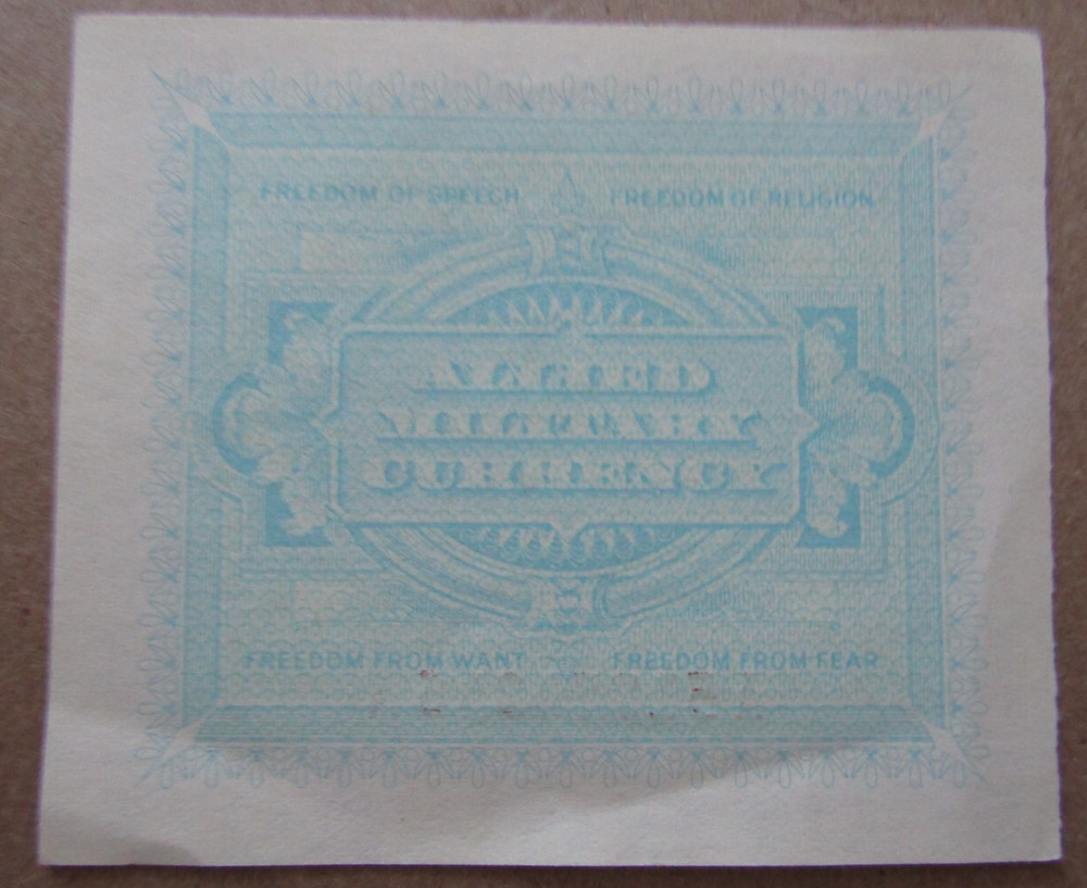 ITALY, 2 LIRE, AMC WWII, 1943