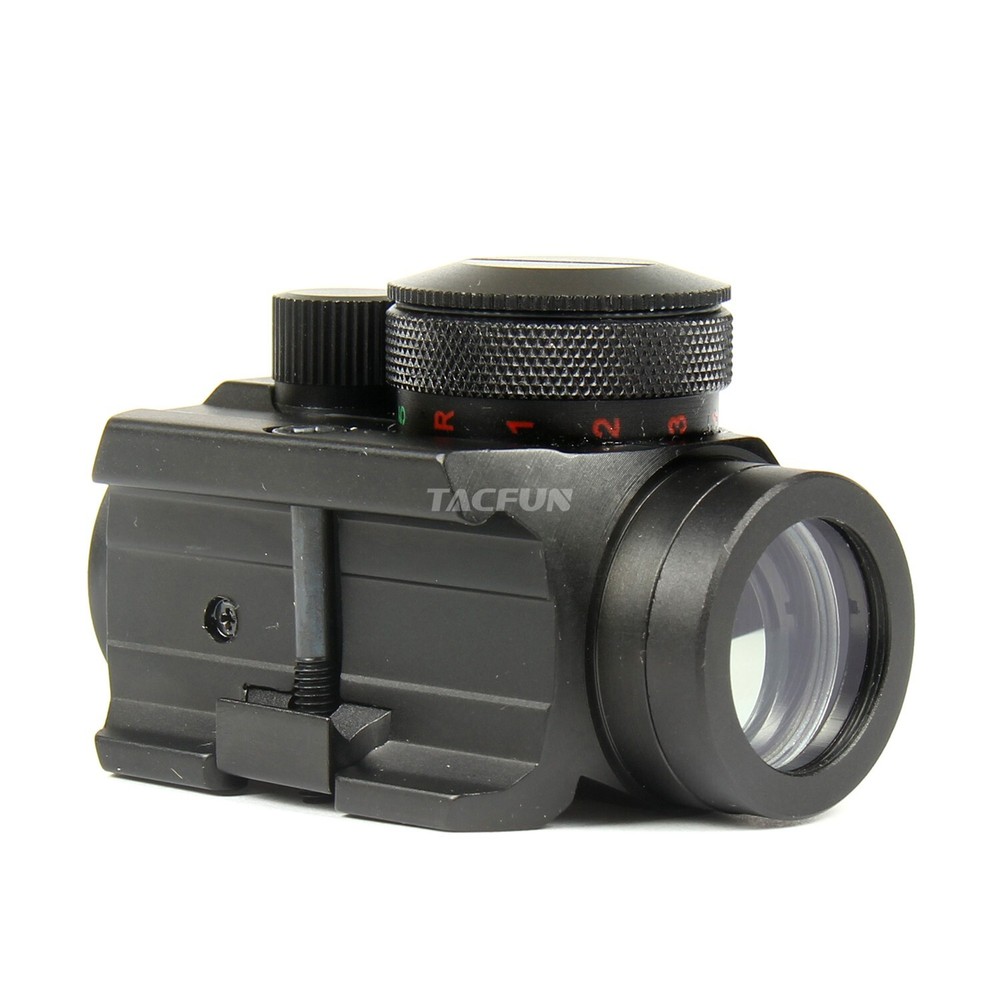 4MOA Red Green Dot Reflex Sight Low Profile Micro Weaver Picatinny Mount
