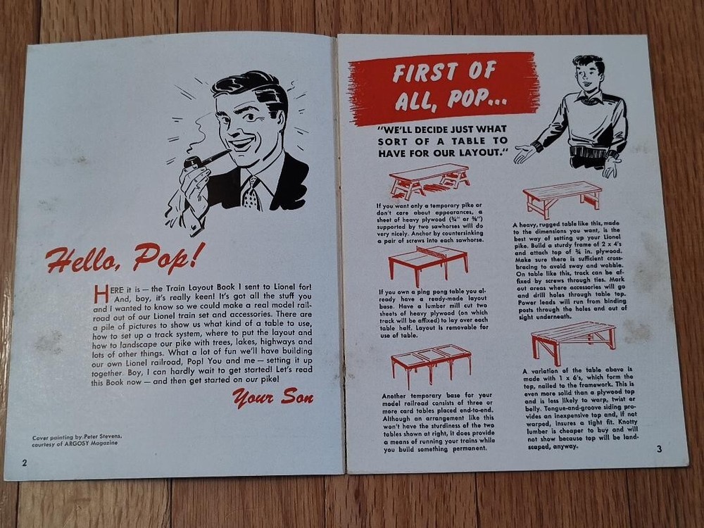 Original 1949 Lionel "Train Layout Planning Book for Pop" Booklet **WOW*