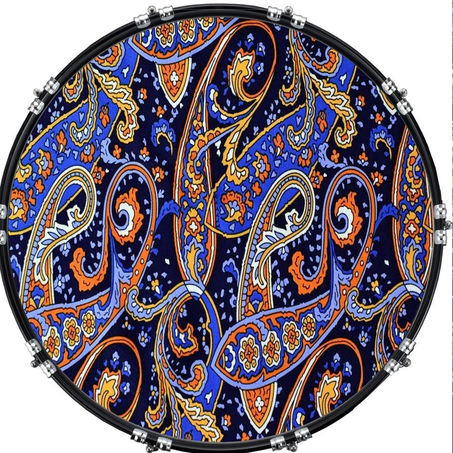 Aquarian 22" Kick Bass Drum Head Graphical Image Front Skin Pattern 8