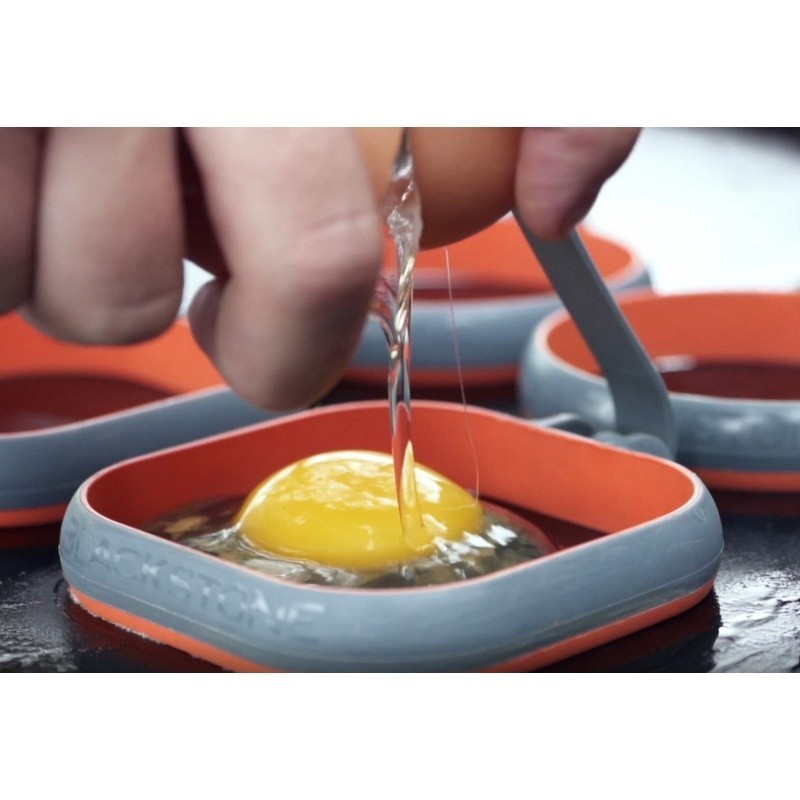 8 Pack Silicone Egg Rings Set Circle Square Nonstick Kitchen Cooking Tool New