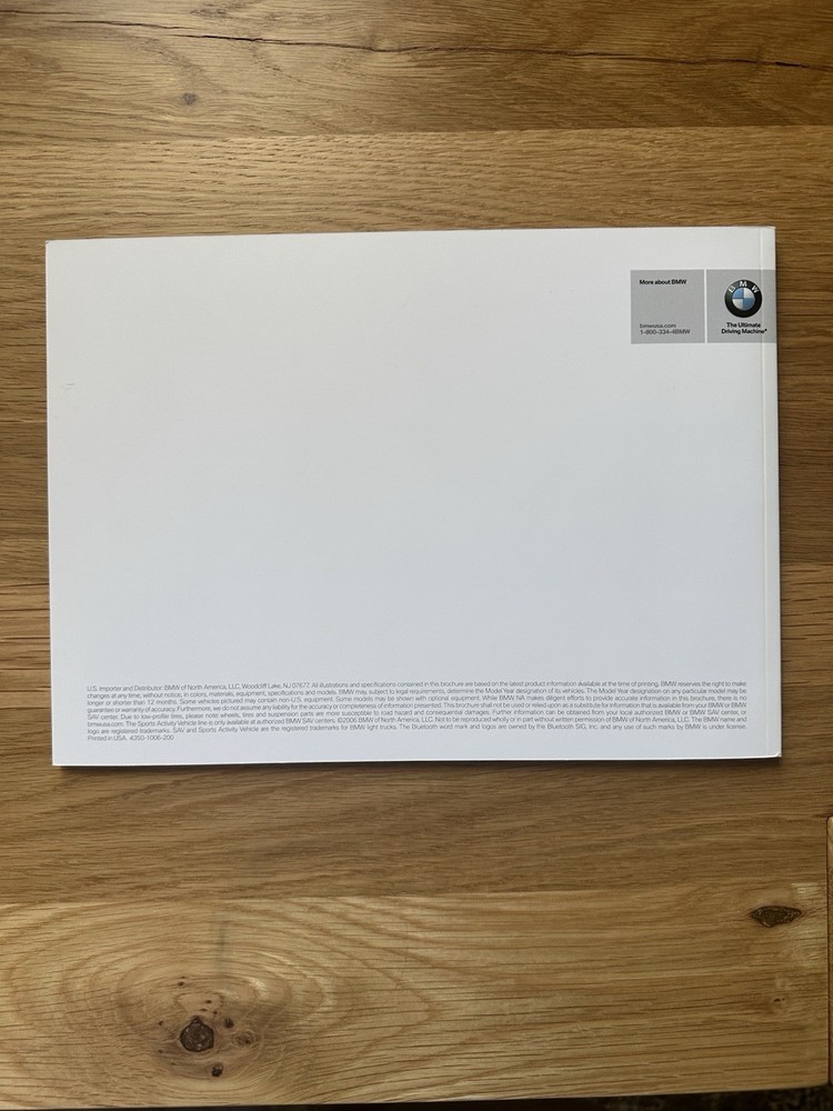 2007 BMW Full-Line Brochure Advertisement