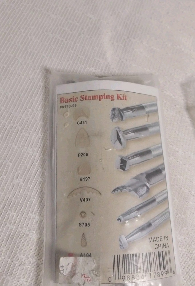 Tandy Leather 6-Piece Basic  Stamping  Set With Instructions #8170-99