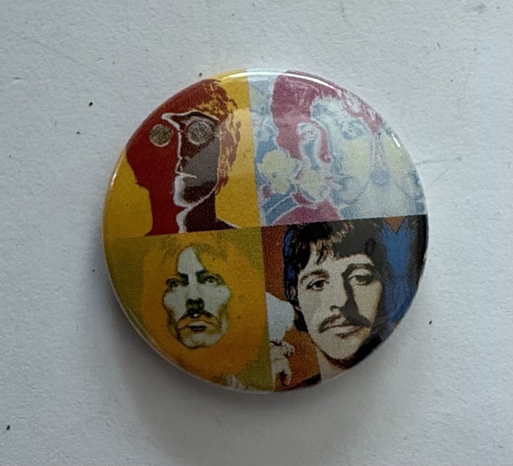 Vintage Beatles Small Pin Pinback