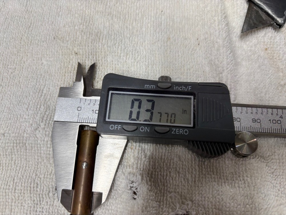 Vintage Muzzleloader Ball Starter Bullet Starter, Elk and Brass