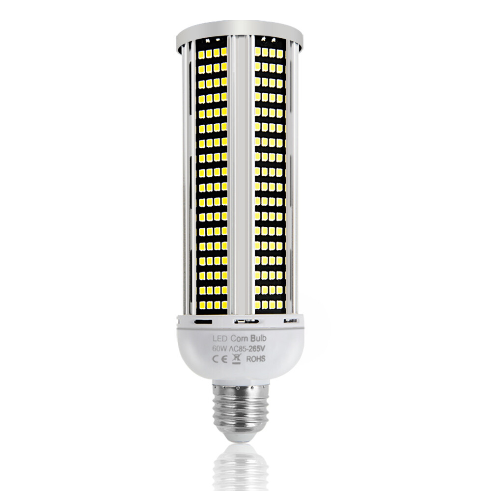 600W Equivalent LED Corn Light Bulb 60W 7000 Lumen 5000K Daylight White E26/E27