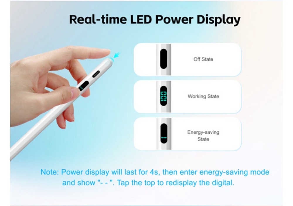 Stylus Pen Digital Display 1.2mm Tip for iPad Pro & Touch Screen Tablets