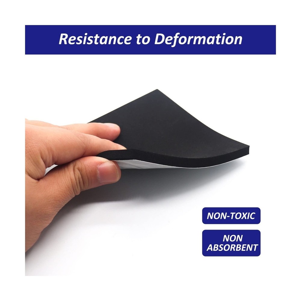 Foam Padding Sheets with Adhesive Backing - Self Stick Neoprene Insulation Fo...