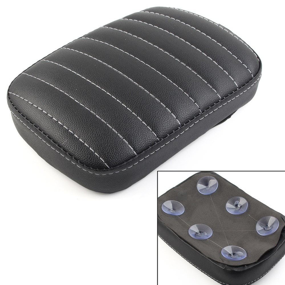 Fit Harley Rear Passenger Seat Pillion Pad 6 Suction Cup W/ Horizontal Pattern