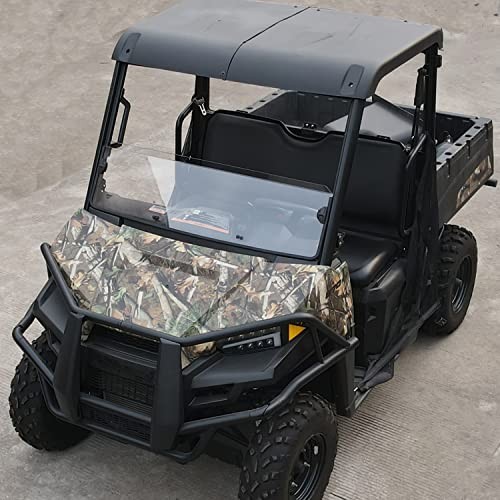 Clear Front Half Windshield for Polaris Ranger 570 Midsize, Lightly Dustproof