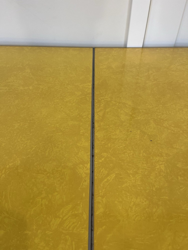 Vintage Yellow Formica Kitchen Table
