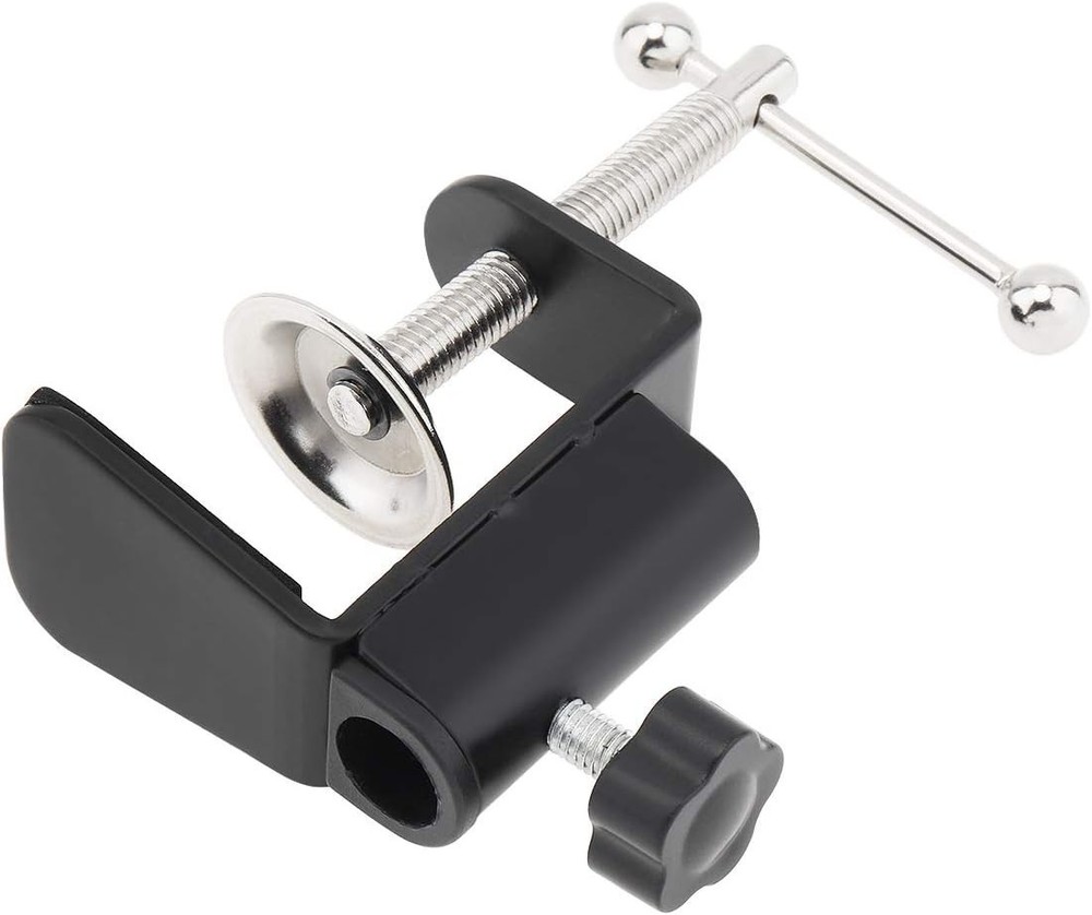 Adjustable Super C Clamp Desk Clamp - Solid Steel Construction for Workstation