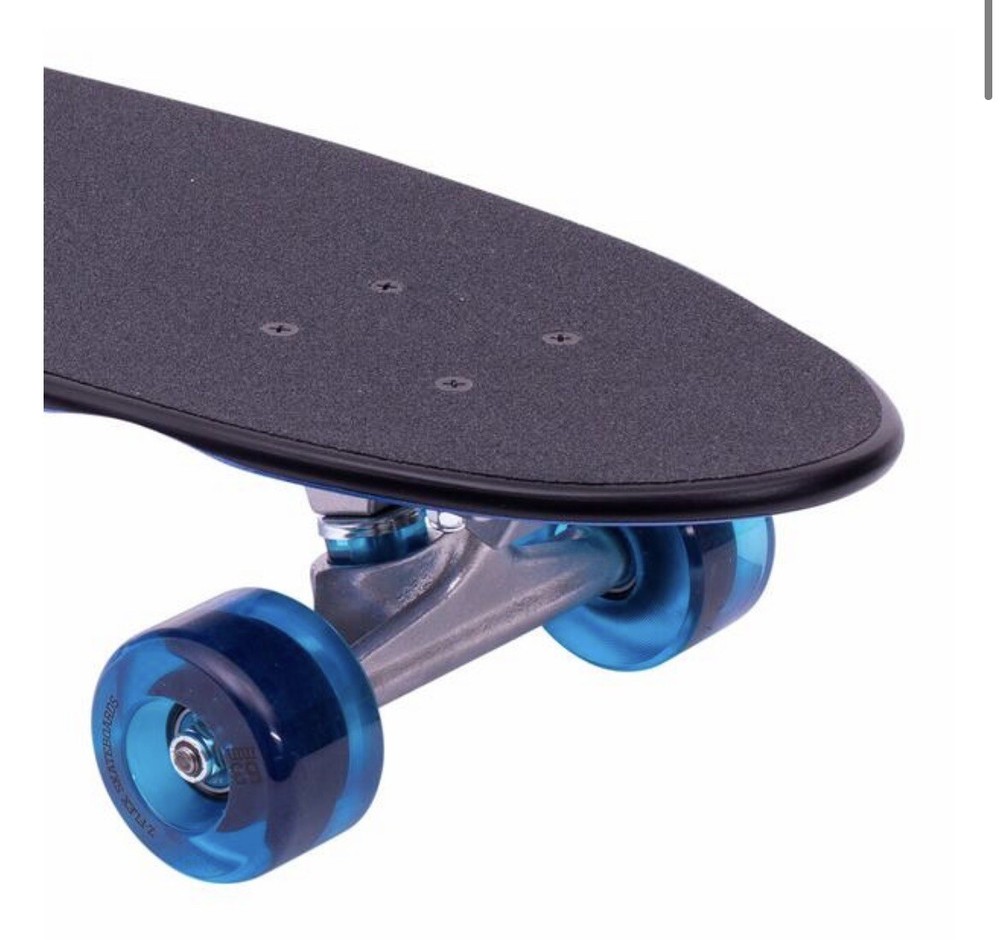 longboard skateboard cruiser blue Z Flex